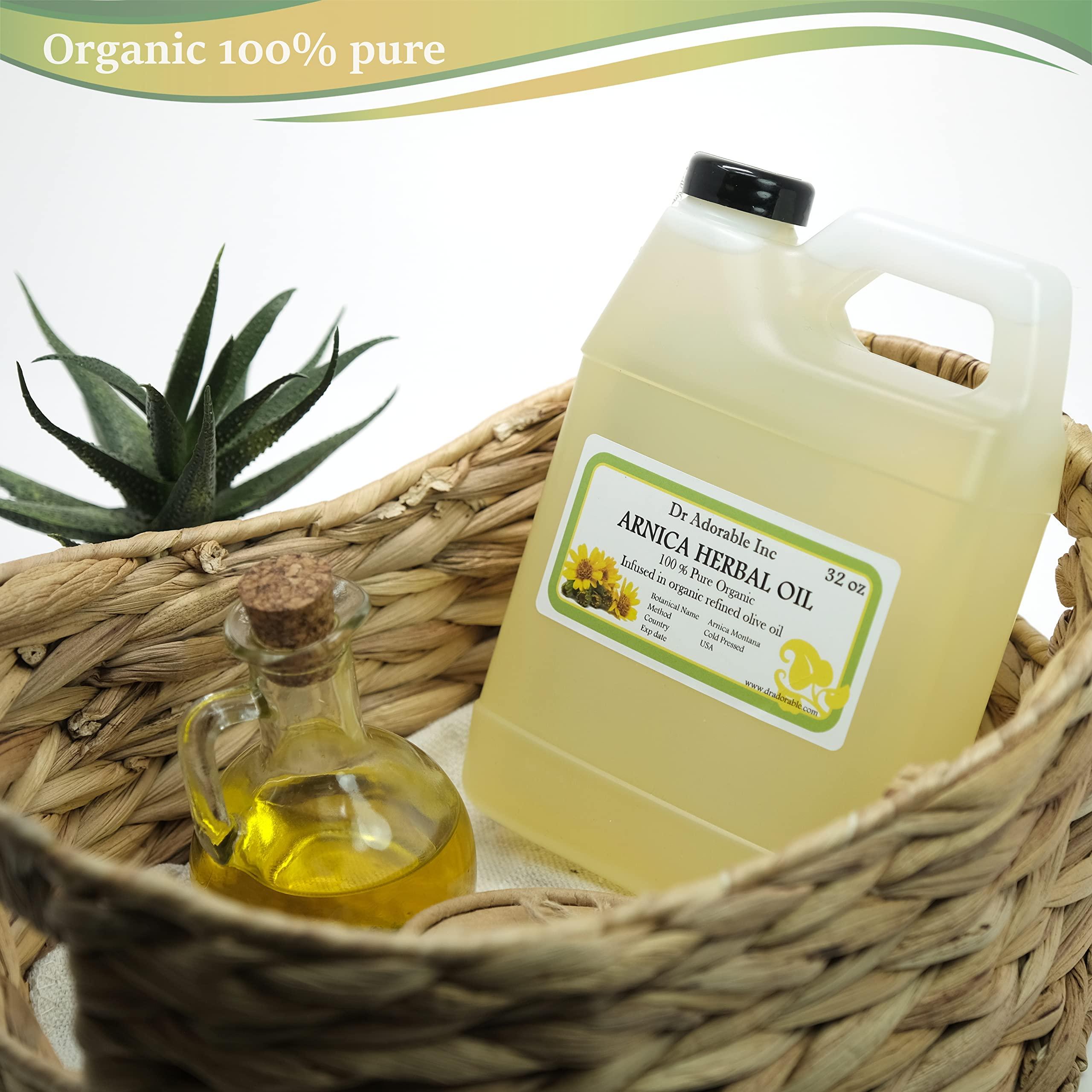 Dr Adorable Dr Adorable - 32 oz - Arnica Herbal Oil - 100% Pure Infused Natural Organic