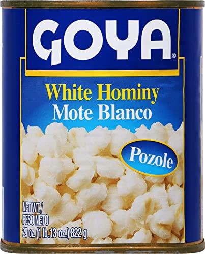 Goya Goya White Hominy Beans, 29 Ounces (Pack Of 12)