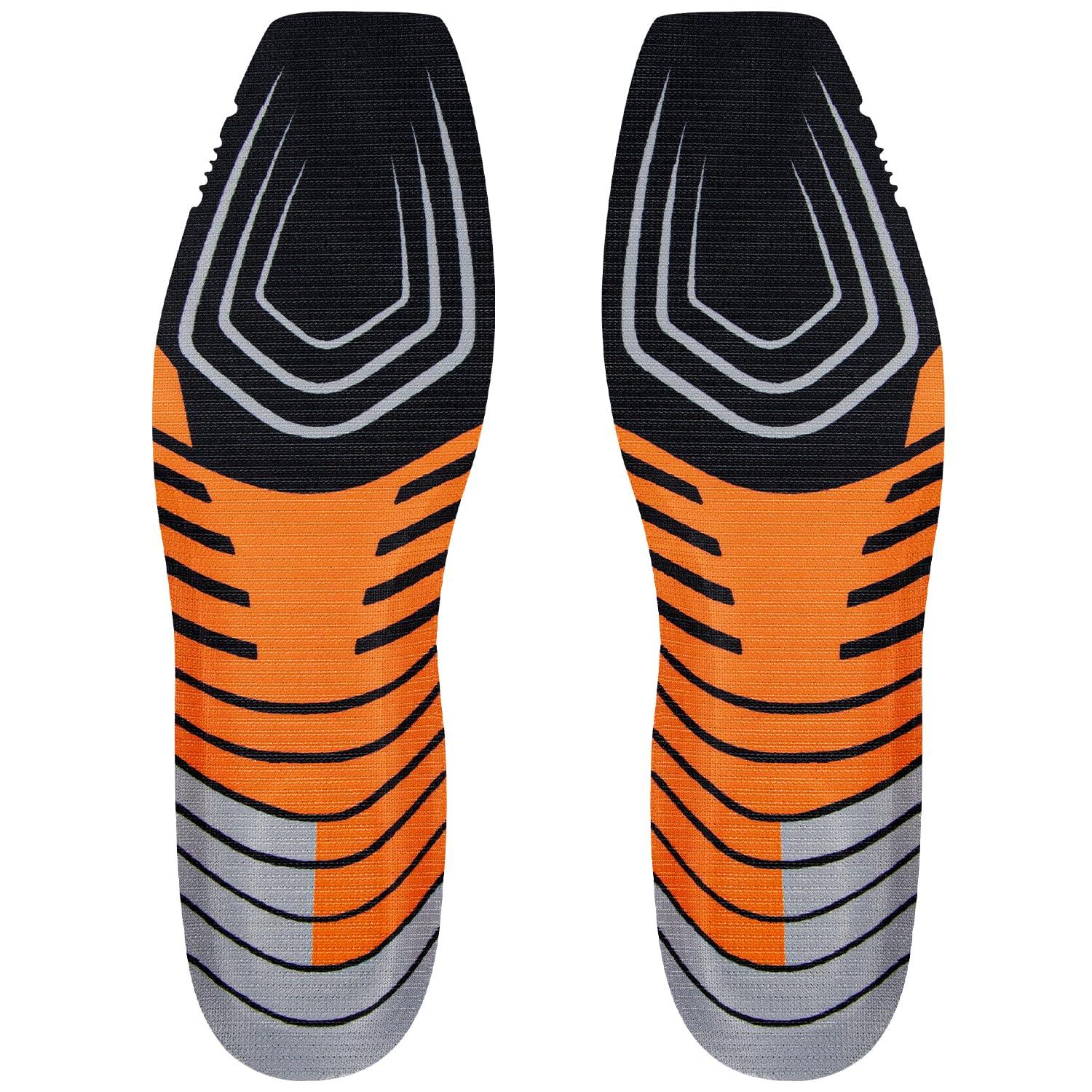 Endoto Endoto Square Toe Boot Insoles for Ariat Men\'s Shoes Replacement, Footwear Inserts Comfort & Foot Pain Relief(Size:M10.5-EU44)