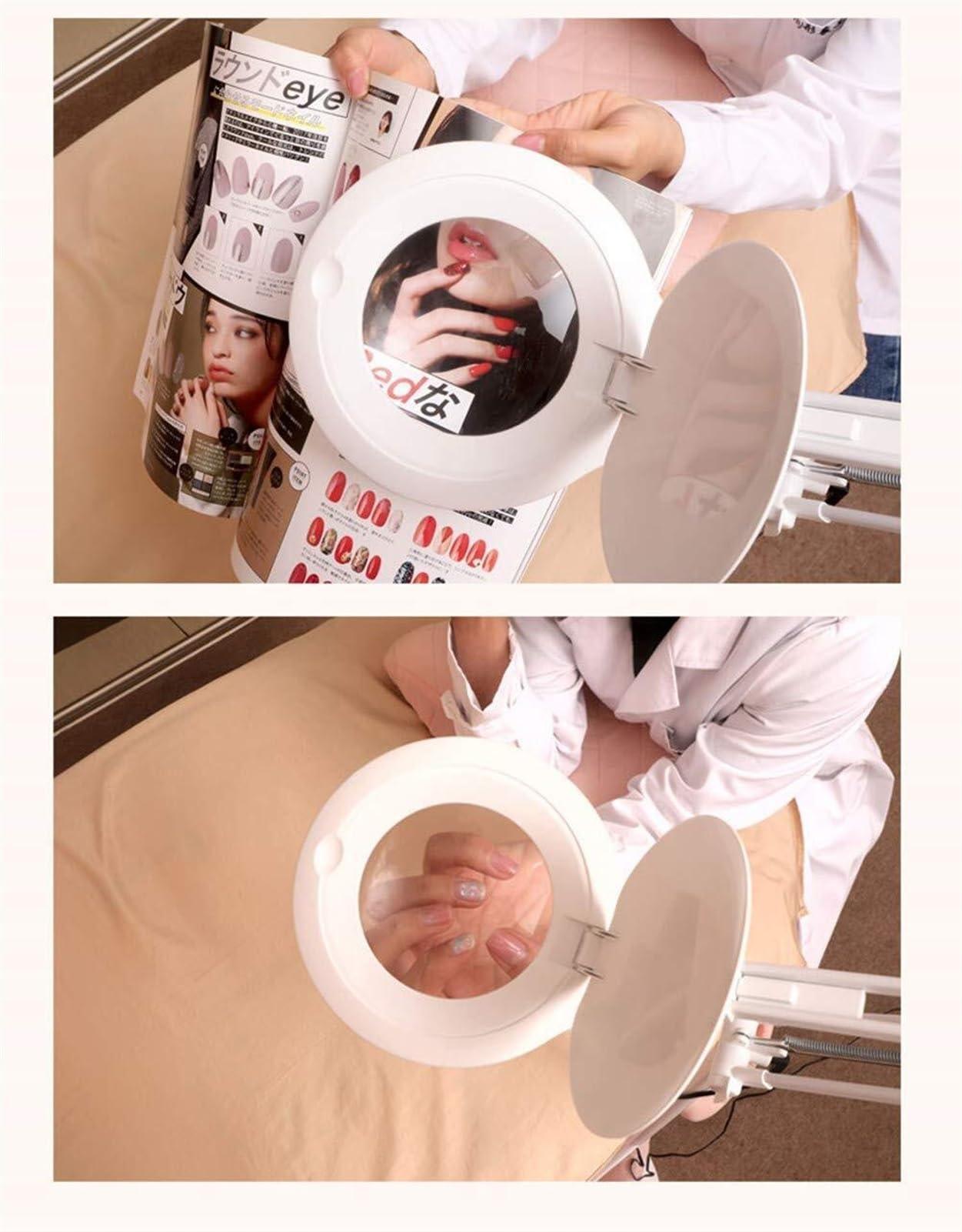 ZHKLWQD ZHKLWQD Lupa De Aumento 10X Plegable De Sobremesa, Con Lupa De Luz Led, para Ancianos, Jvenes, Amplificacin De Mantenimiento De Circuitos Electrnicos