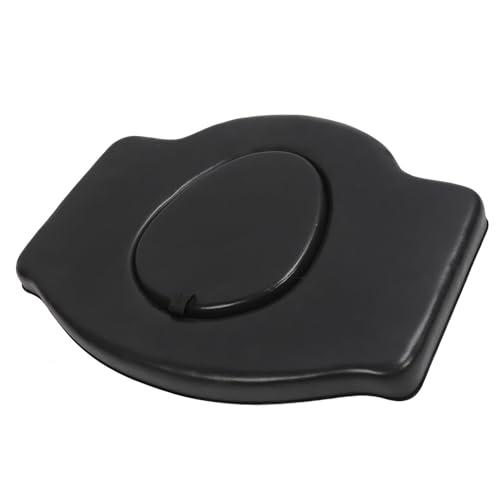 FILFEEL Folding Walker Potty Plate Commode Plate Elderly Walker Seat, Memory Foam Cushion, Portable Toilet for 4 Legged Walkers Commode Board with Convenience