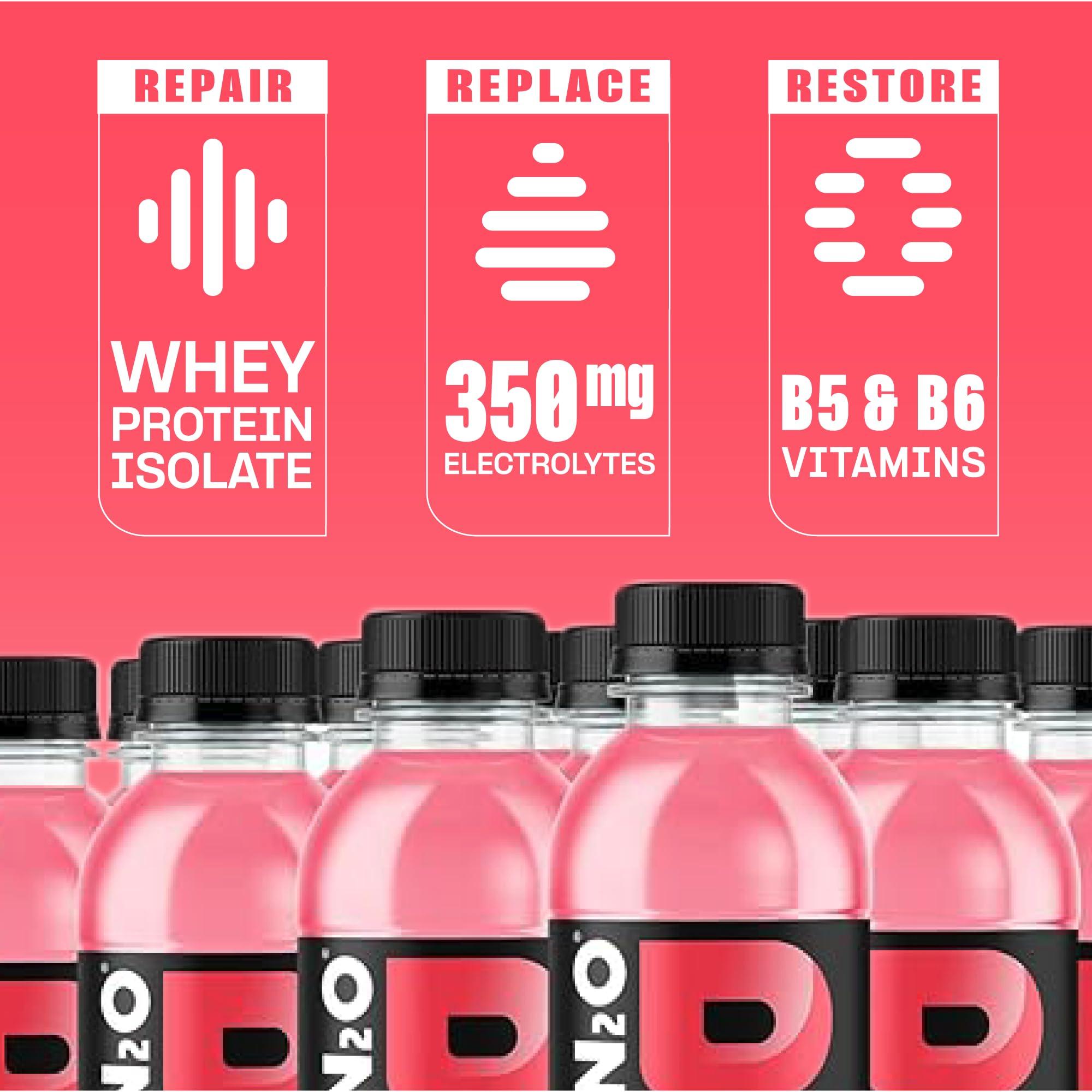 Protein2o Protein2o 20 g Whey Protein Infused Water Plus Electrolytes, Strawberry Watermelon, 16.9 Fl Oz, Pack of 12
