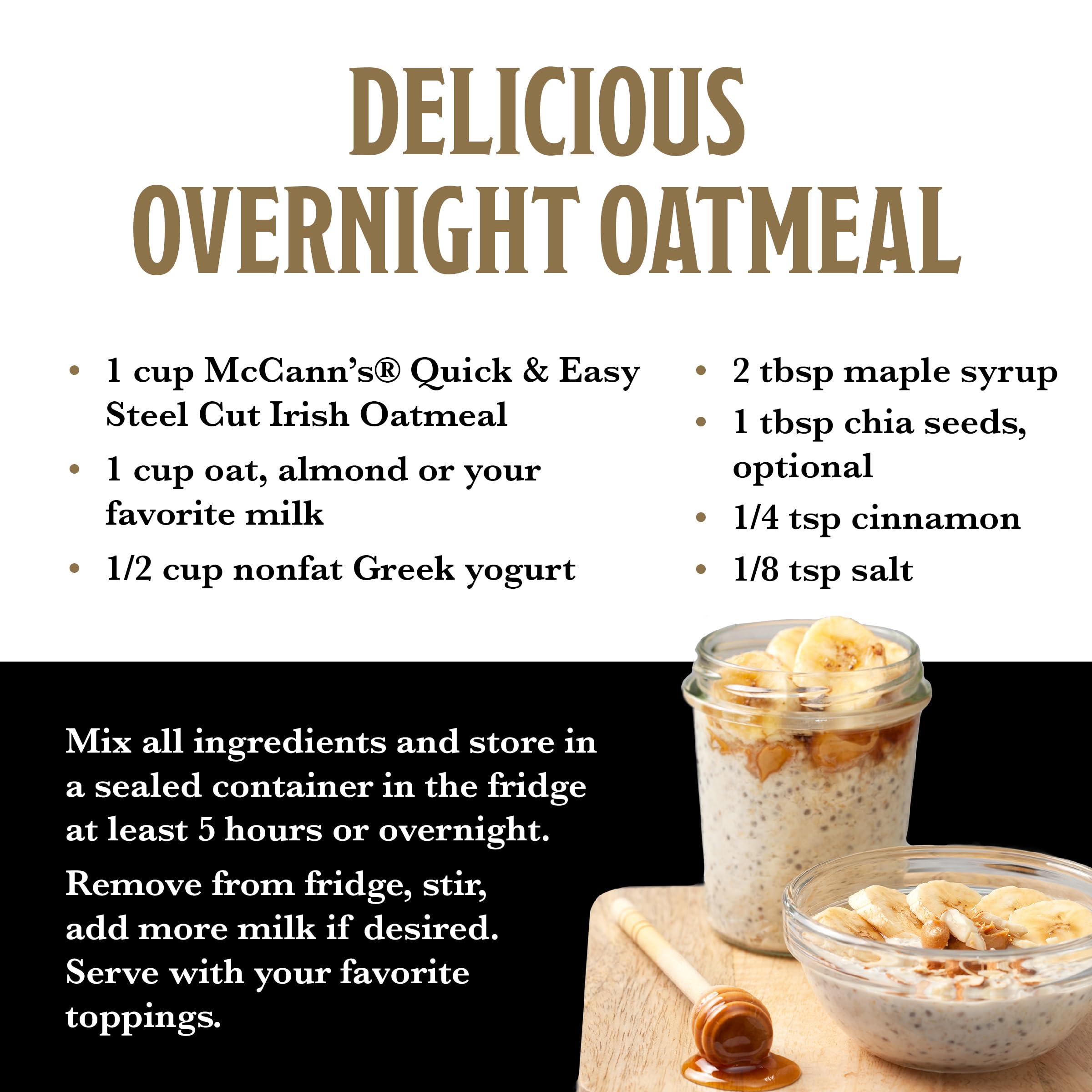 McCann\'s Irish Oatmeal McCann\'s Irish Oatmeal, Traditional Steel Cut Oats, 28 Ounce Bag