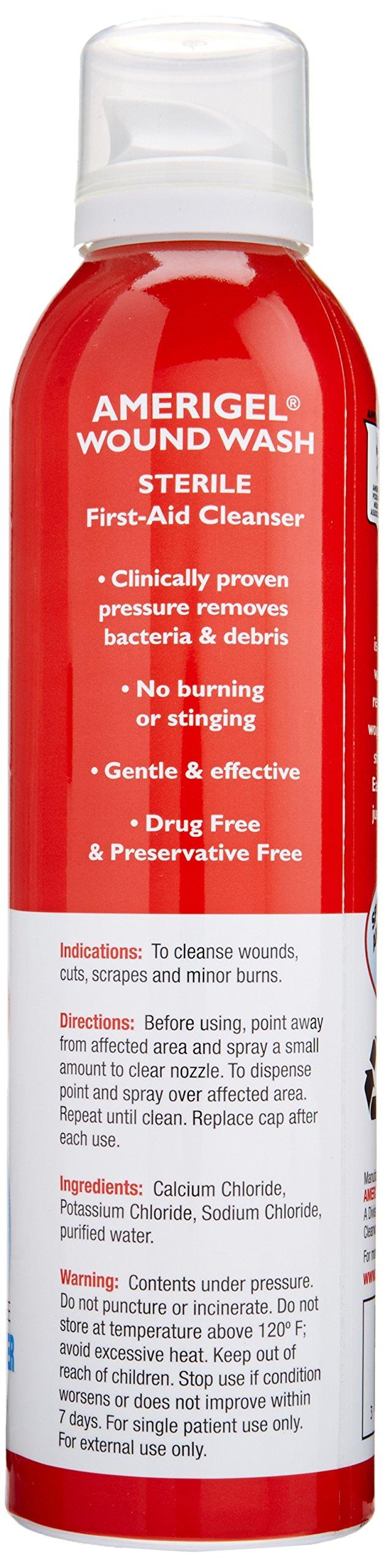 AMERIGEL AMERIGEL Total First Aid Bundle (1 oz. Hydrogel Wound Dressing, 7.1 oz. Saline Wound Wash, Bordered Gauze Dressing)