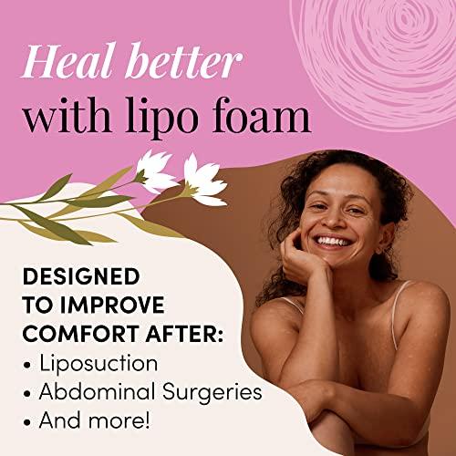 IMPRESA Impresa - Extra Thick Lipo Foam Pads - 3 Pack - Post Surgery Compression Garment Sheets for Liposuction, Tummy Tucks, and C-Sections (8 x 11 x .625 in)