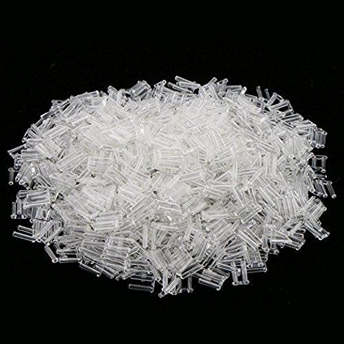 Dhoptical (1000pcs) Rimless Glasses U-Clip Different Size Rimless Glasses Accessories for Glasses Shop by Dhoptical (1.5 0.8 7.0 with Hole)