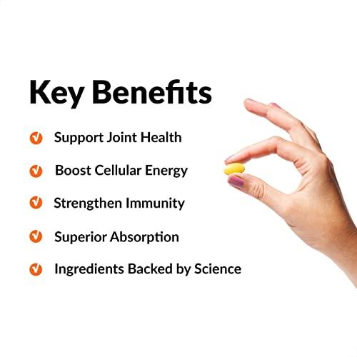 Force Factor FORCE FACTOR Better Turmeric 2-Pack Joint Support Supplement Featuring HydroCurc Turmeric Curcumin with Black Pepper, Clinical Strength Joint Support, 240 Tablets, White Packaging