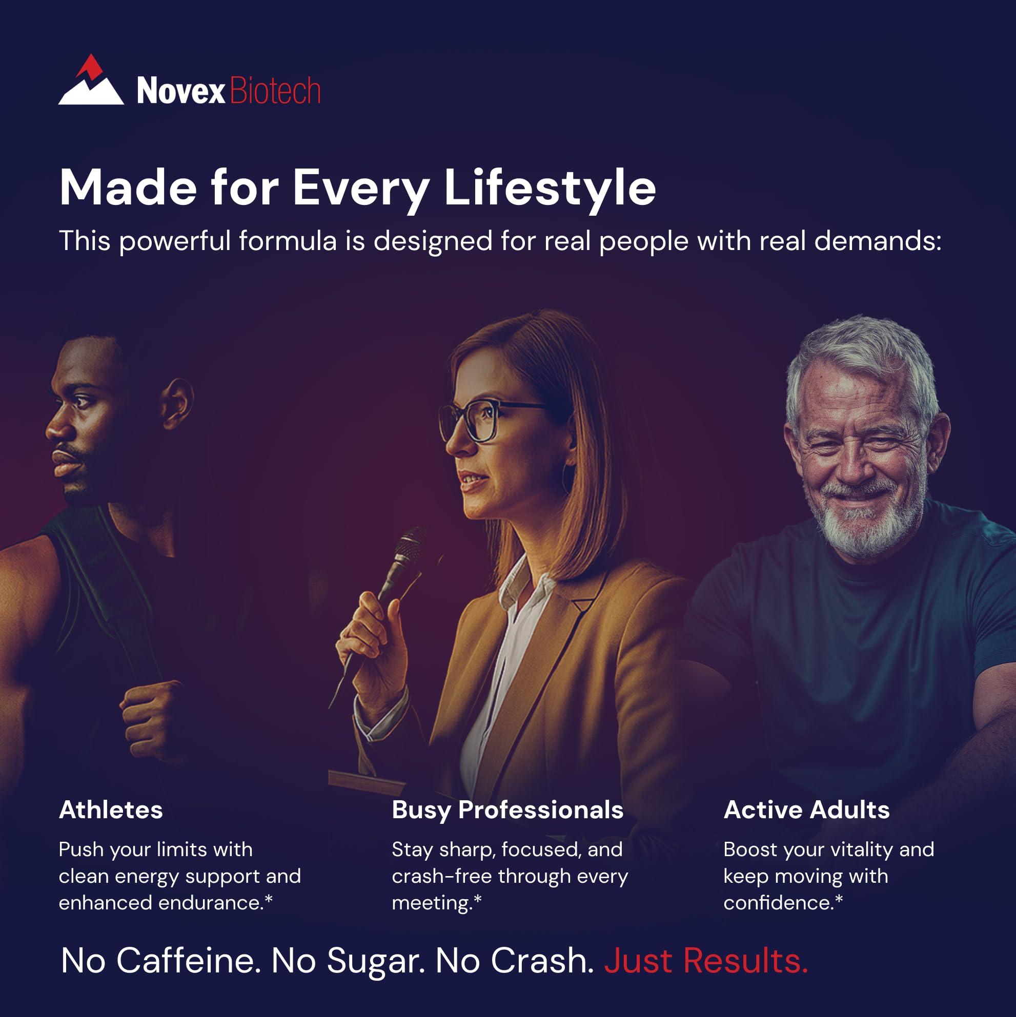 Novex Biotech Novex Biotech Oxydrene NAD+ Enhancer - Natural Supplement Promoting Metabolism and Cardiovascular Support for Men and Women - (60 Capsules)