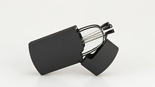 Prosool Photochromic + Readers Compact Folding Glasses Reading Change To Gray On Sun (Black, 2.25)