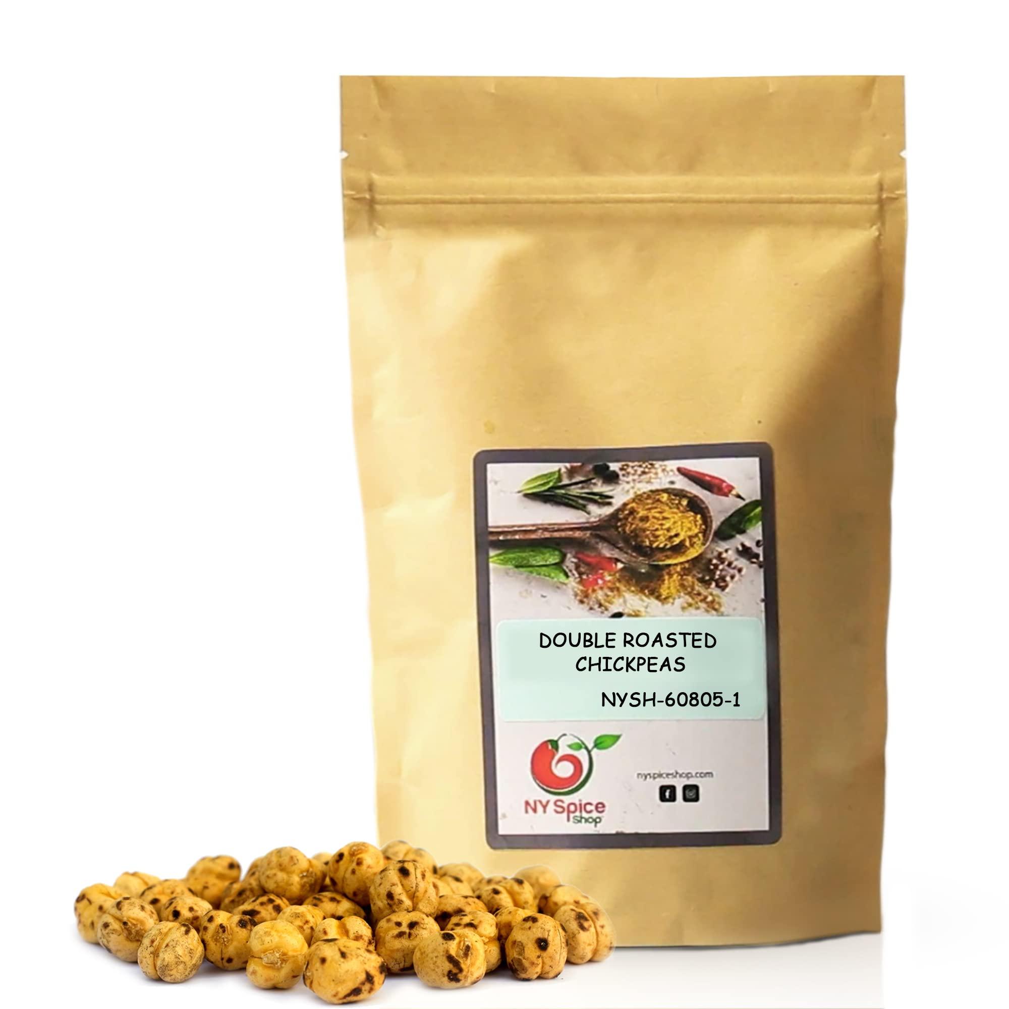NY Spice Shop NY Spice Shop Yellow Double Roasted Chickpeas - 3 Pound Crispy Crunchy Dried Chickpeas Roasted - Bulk Healthy Snacks