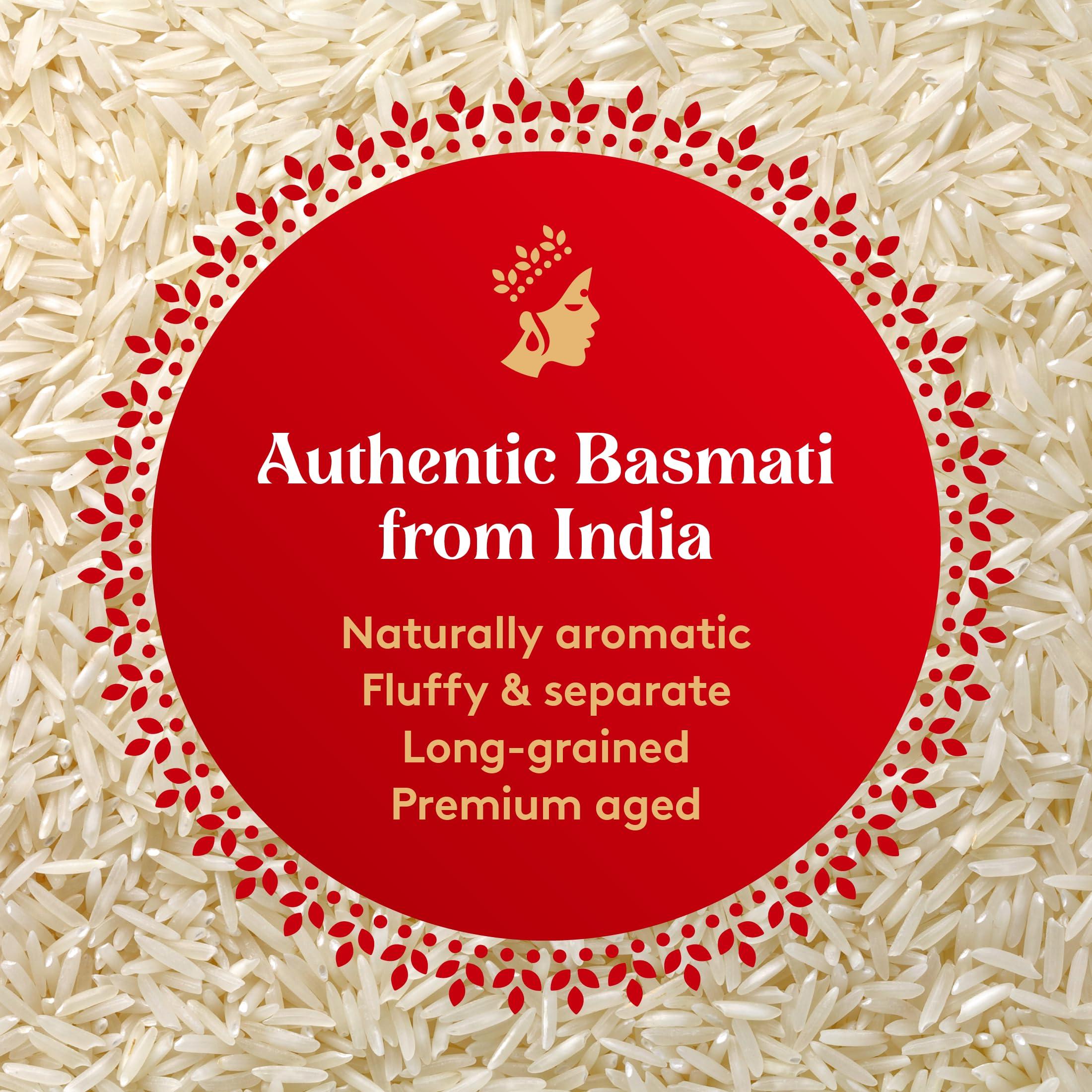 Authentic Royal Authentic Royal - Naturally Aged Long Grain Indian White Basmati Rice - 10 Pounds (2 x 5 Pound Bag)