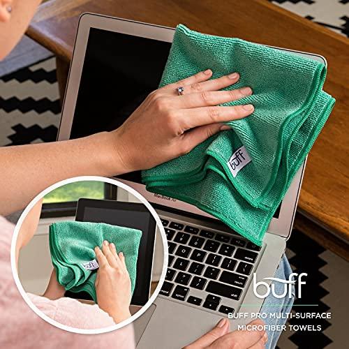Microfiber Wholesale Microfiber Wholesale 16\" x 16\" Pro Multi Surface Microfiber Towels Bulk | Case: 216 Qty (Green)