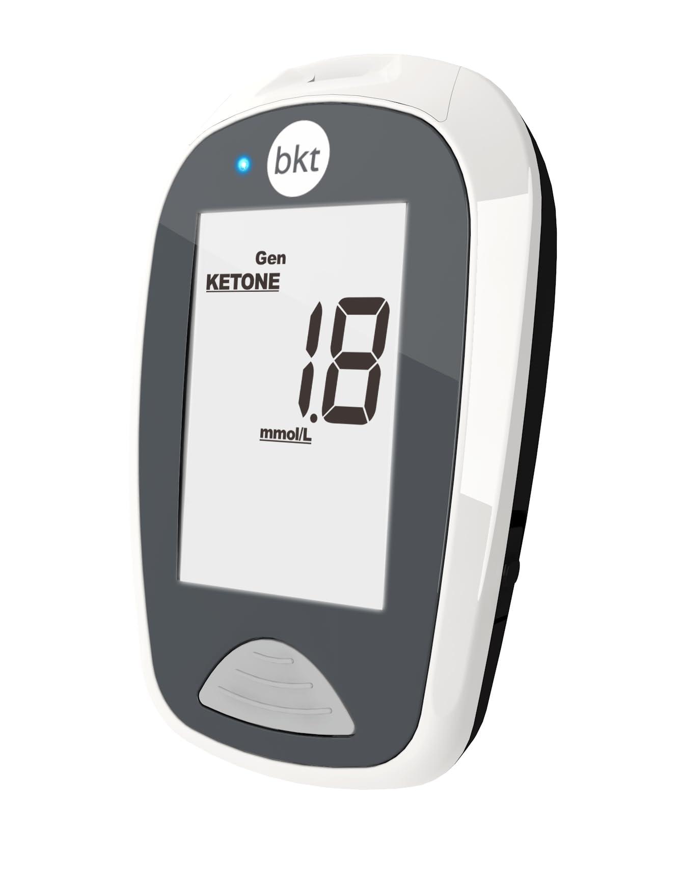 BKT Best Ketone Test BEST KETONE TEST | Dual Blood Ketone and Blood Glucose Test Meter (TD-4279) | METER ONLY