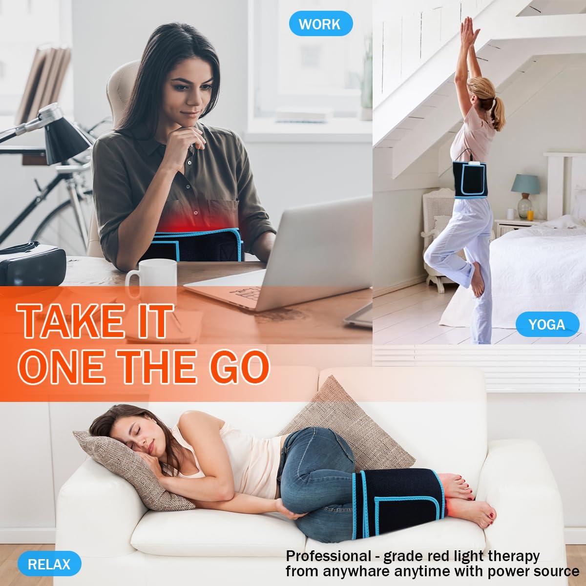 bonodave bonodave Red Light Therapy Device for Body, Infrared Light Therapy for Knee Stomach Legs Relief NIR Deep Therapy at Home