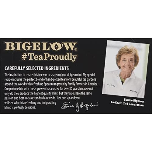 Bigelow Tea Bigelow Perfectly Mint Black Tea, Caffeinated, 20 Total Tea Bags