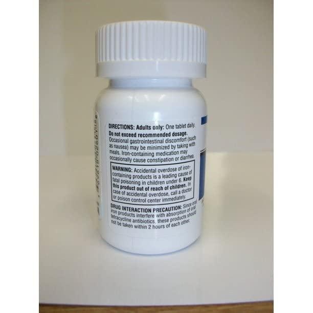 Reliable-1 Laboratories Iron Supplement Ferrous Sulfate 325mg by Reliable 1 | Iron Pills for Women and Men | Iron Supplements for Anemia and Iron Deficiency | 100 Iron Tablets per Bottle