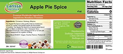 Larissa Veronica Apple Pie Spice (4 oz, ZIN: 525167) - 3 Pack