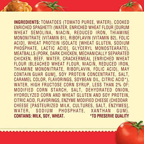 Chef BOYARDEE Chef Boyardee Spaghetti and Meatballs, 14.5 Oz Cans, Pack of 4