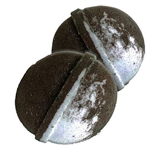 Gears Out Grandpa Balls Bath Bombs - Funny Old Man Design - XL Bath Fizzers for Men - Root Beer Scent, 2 pk