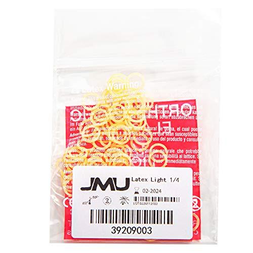 JMU JMU Orthodontic Elastics 1/4 Light 100 Pack Intraoral Elastic Bands Latex Dental Rubber Bands Made in USA