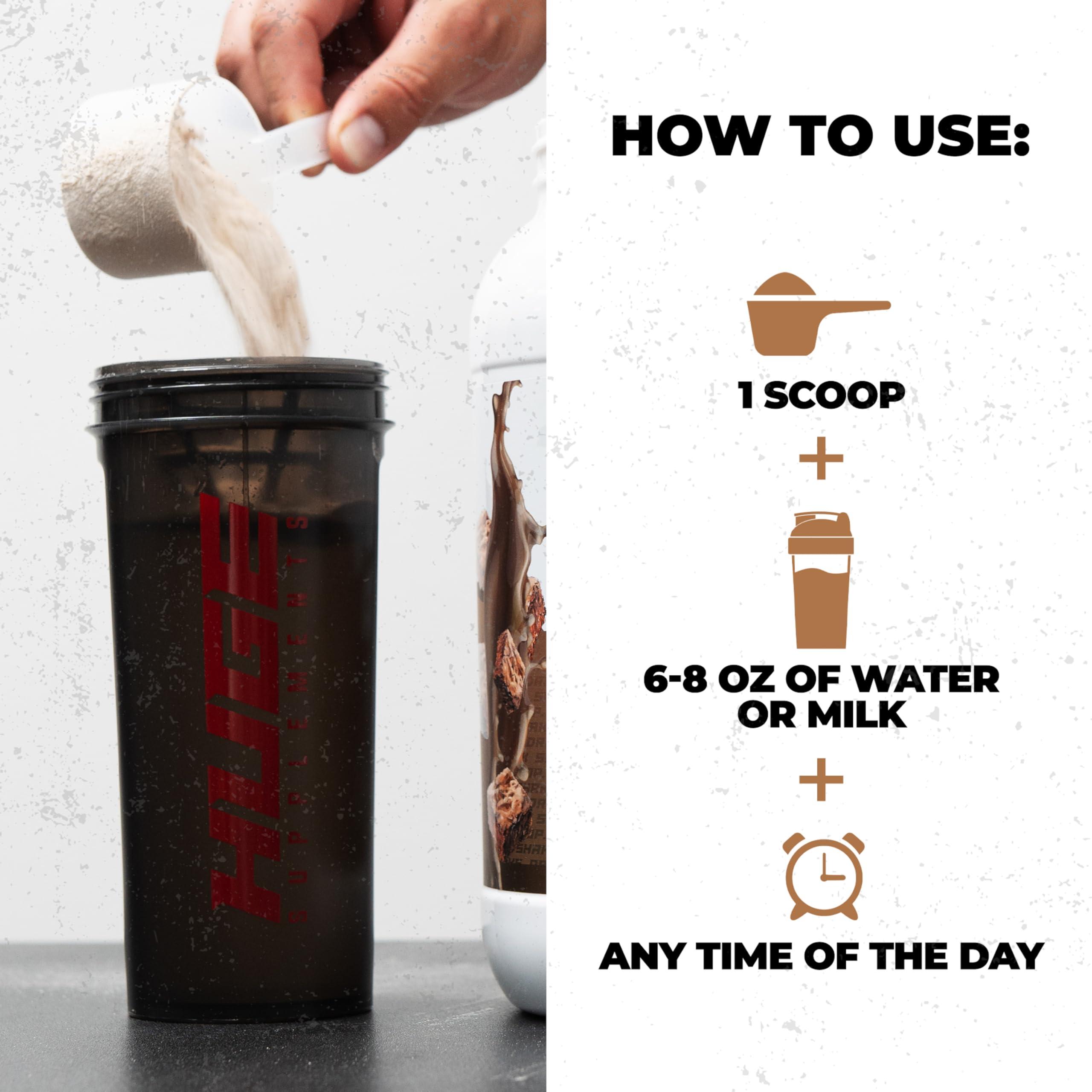 Huge Supplements Huge Whey, Protein Powder for Muscle Gain, 25g Protein, 12g EAAs, Supports Muscle Growth, Performance & Recovery (Chocolate Peanut Butter, 30 Servings)