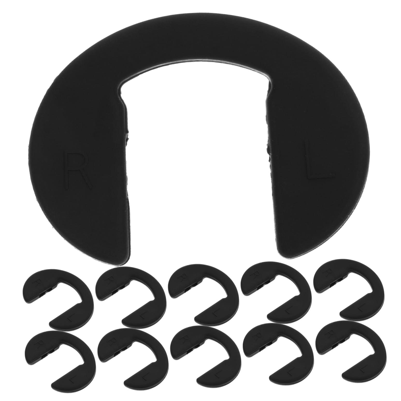 DOITOOL 20 Pcs Silicone Glasses Nose Pads Eyeglasses Nose Pads Anti-Slip Nose Pads Eyeglass Repair Kits Silicone Nose Pads for Eyeglasses Glasses Nose Mat Non-Slip Nose Clip