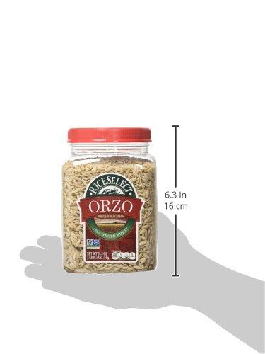 RiceSelect RiceSelect Whole Wheat Orzo Rice-Shaped Pasta, Non-GMO, Vegan, 1.66 Pound (Pack of 1)