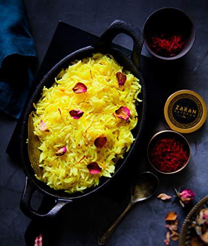 Zaran Saffron Zaran Saffron, Superior Saffron Threads (Coupe) Premium grade Saffron Spice for Paella, Risotto, Tea's, and all Culinary Uses (2 Grams)