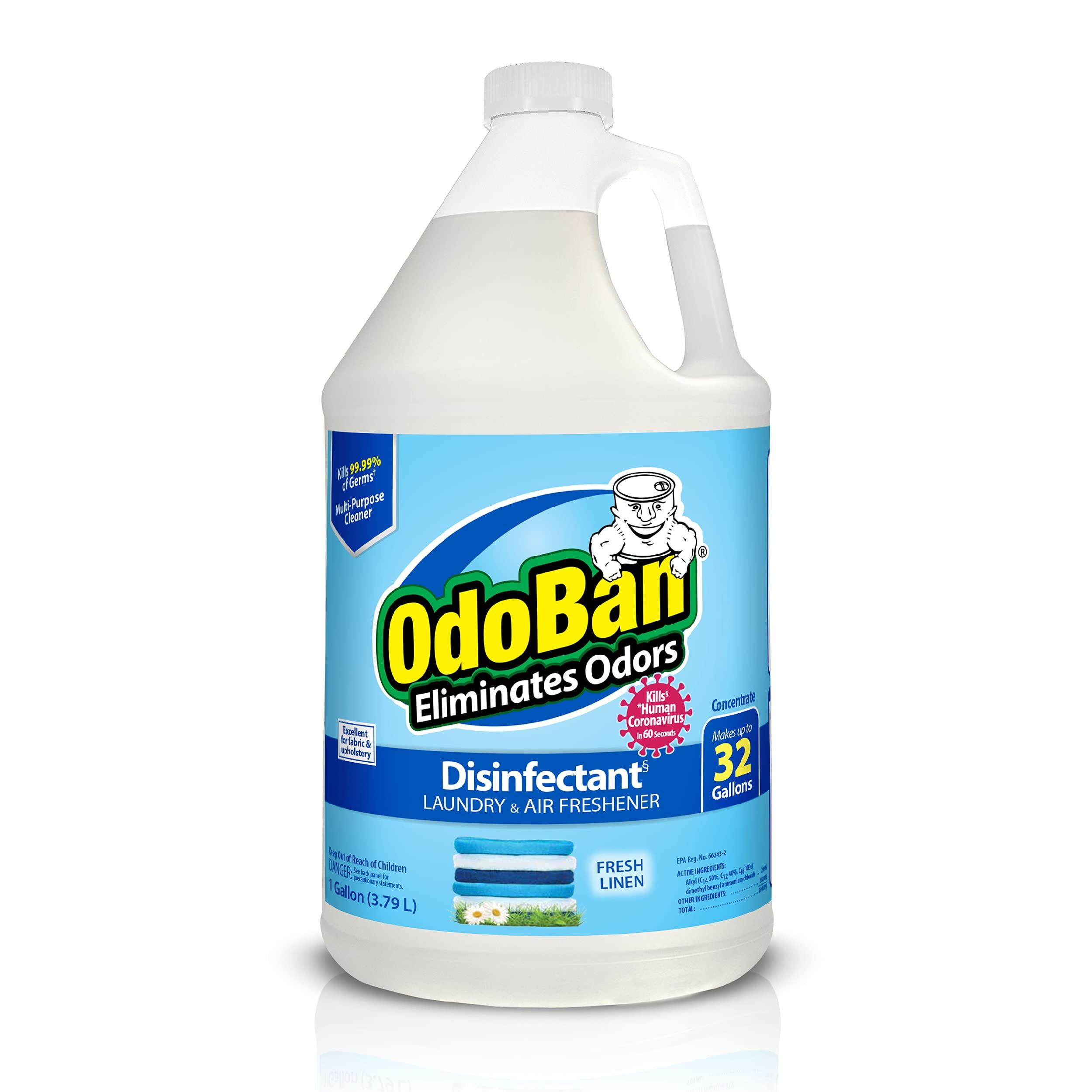 OdoBan OdoBan Disinfectant Concentrate and Odor Eliminator, 1 Gallon, Fresh Linen Scent