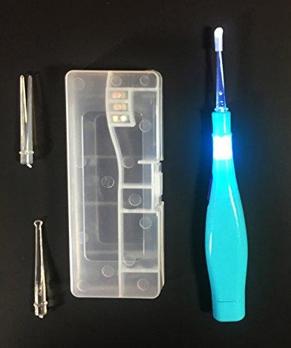 Pimple Popper Professional Tonsil Stone Remover Tool or Earwax Removal, 3 Tips, Tonsillolith Pick with Case