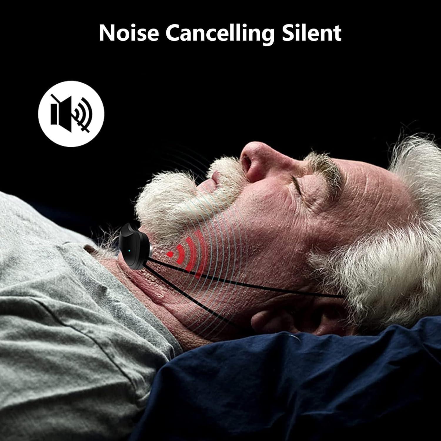 XARONF XARONF Smart Throat Anti Snoring Device Electric Variable Speed Anti Snoring Devices Electric Intelligent Massage Snore Stopper Snore Solution for Men and Women