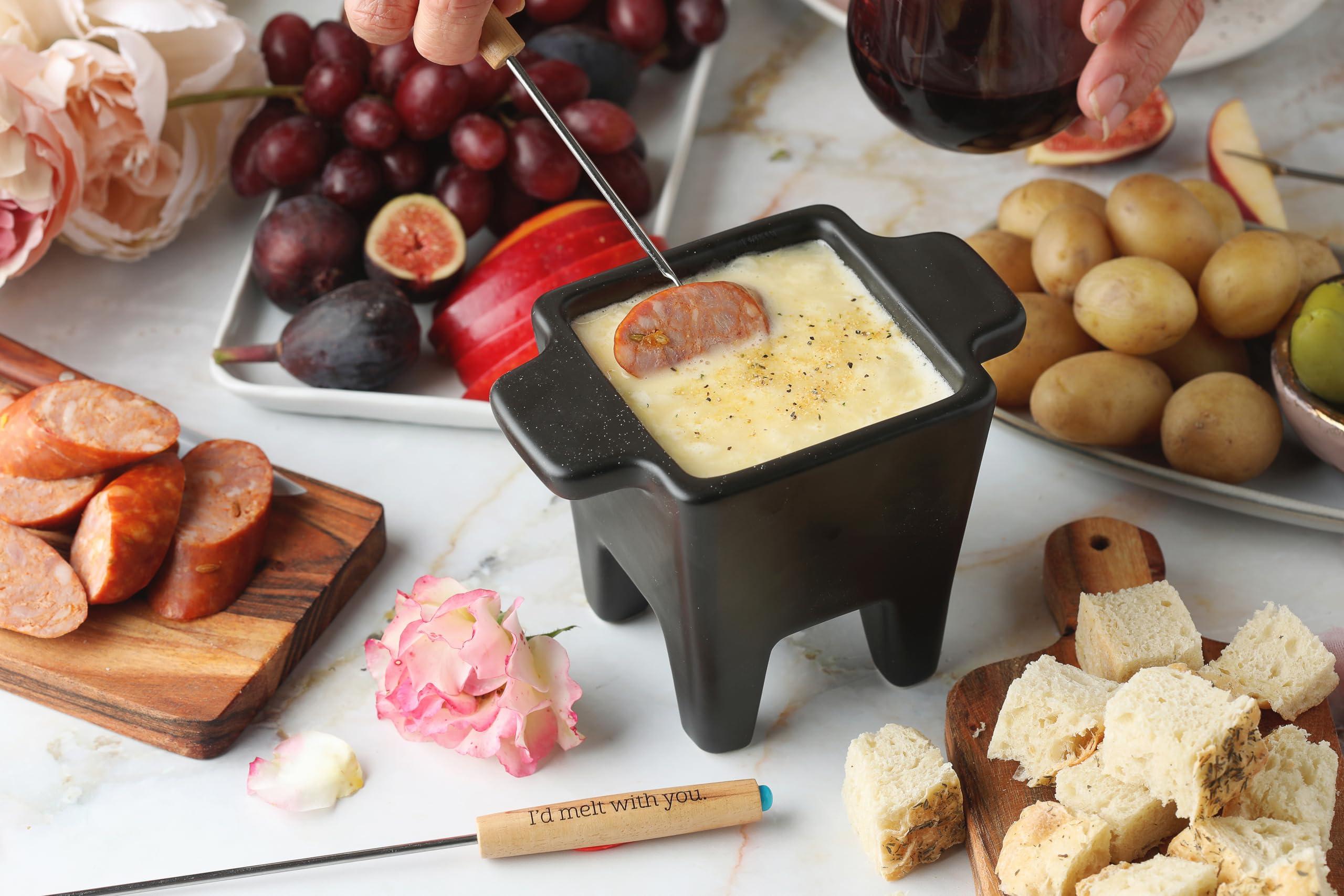 The Melting Pot Melting Pot Fondue at Home All Cheese: Classic Alpine Fondue Bundle, 10.58 oz (Pack of 8)