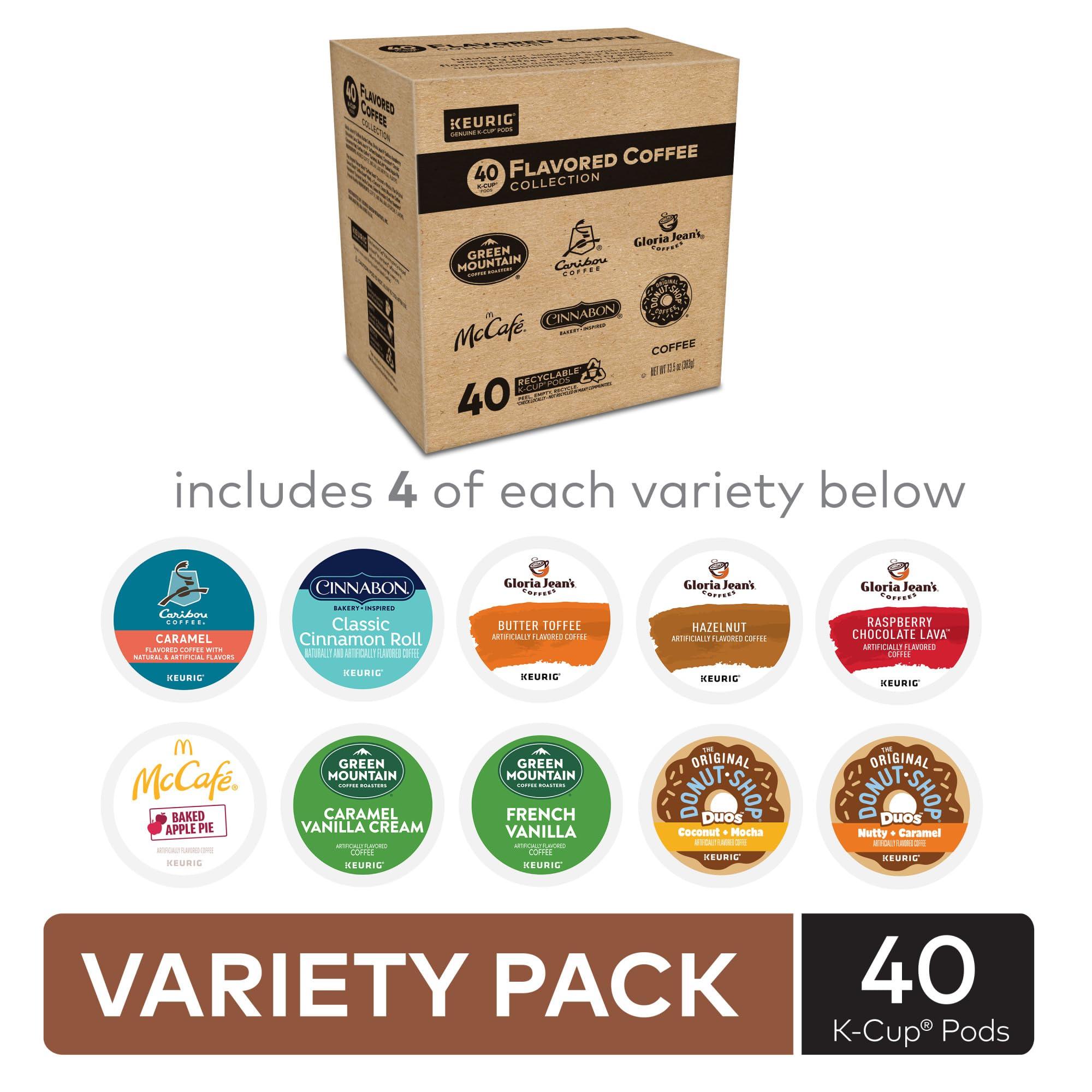 Keurig Keurig Flavored Coffee Variety Pack, Keurig Single Serve K-Cup Pods, 40ct