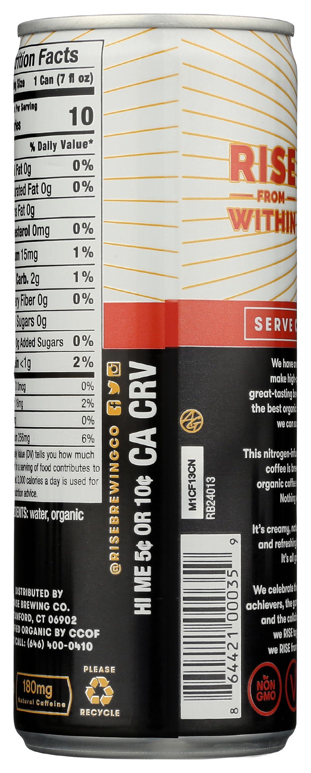 RISE Brewing Co. RISE Nitro Cold Brew Coffee, 7 fl oz