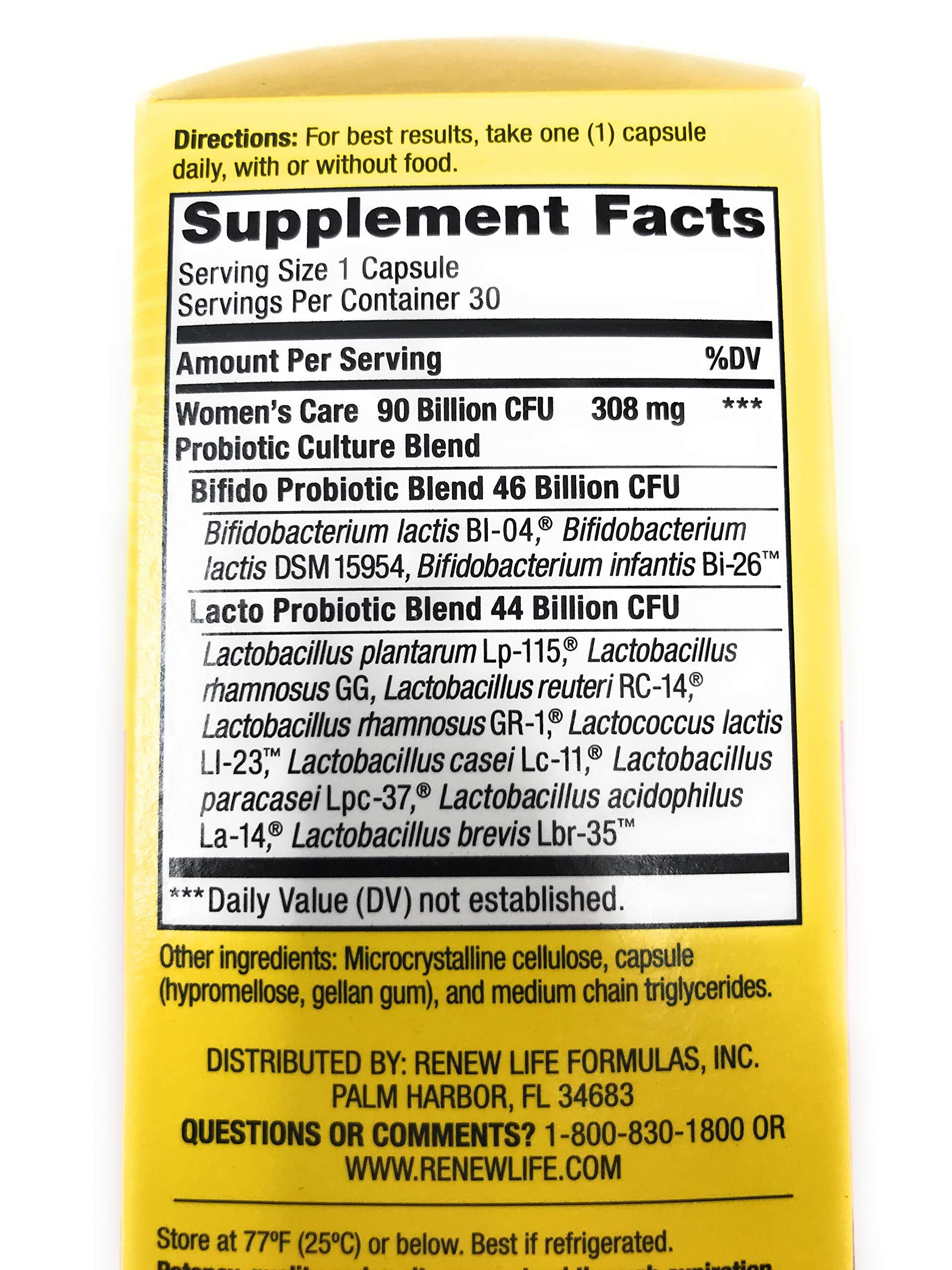 Renew Life Women PROBIOTIC 90B UF