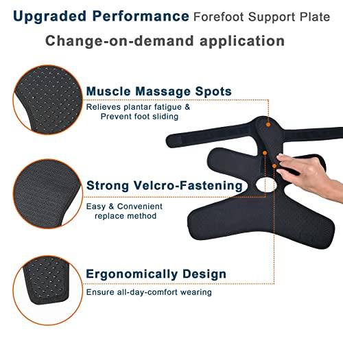 JOMECA JOMECA Upgraded Drop Foot Brace for Walking with Shoes - Dual Forefoot Support Plates Adjustable Soft AFO, Foot Drop, TBI, ALS, MS, Bone Fracture, Fits Women & Men (Right, S/M)