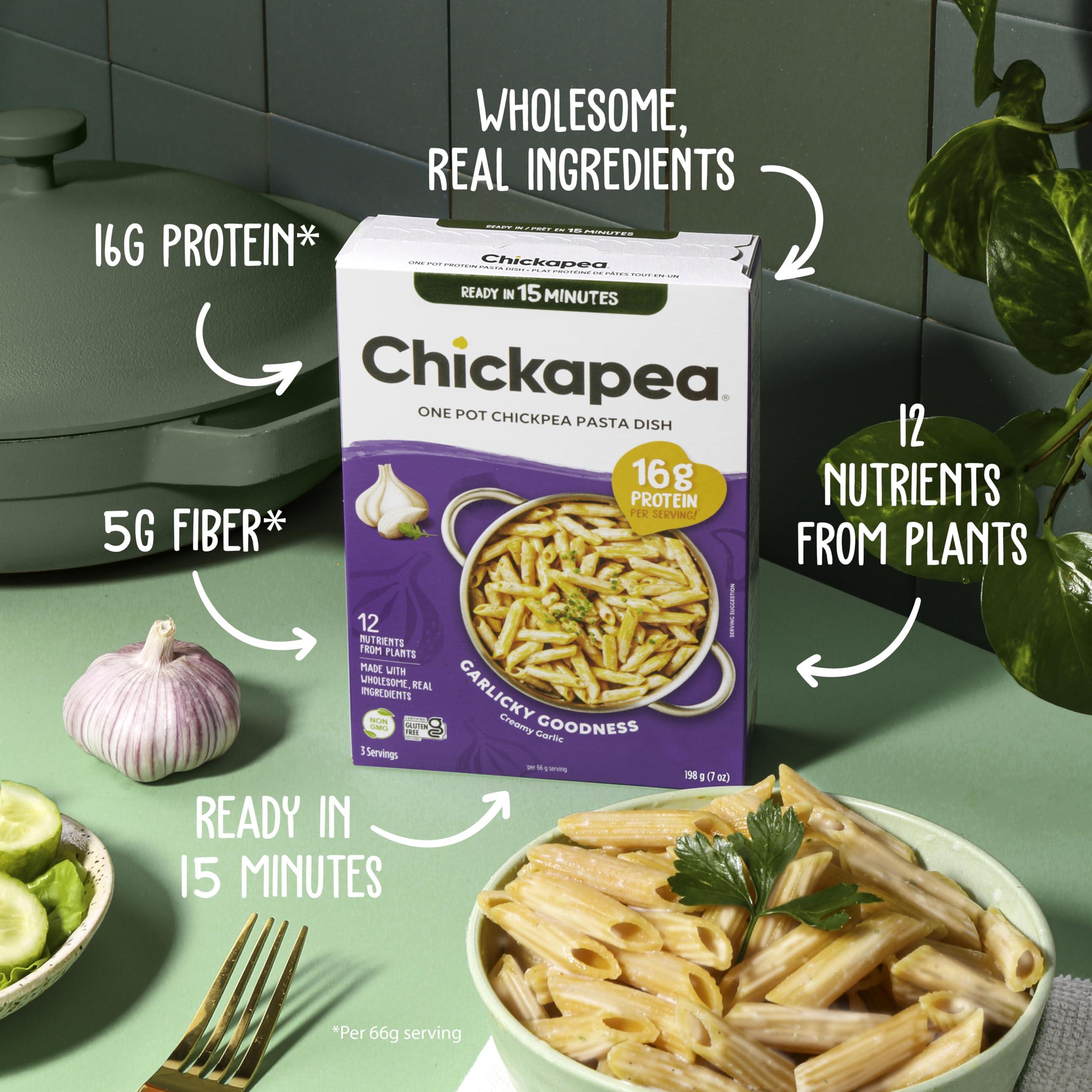 Chickapea Chickapea One Pot Chickpea Pasta - Creamy Garlic - 7 oz (Pack of 1)