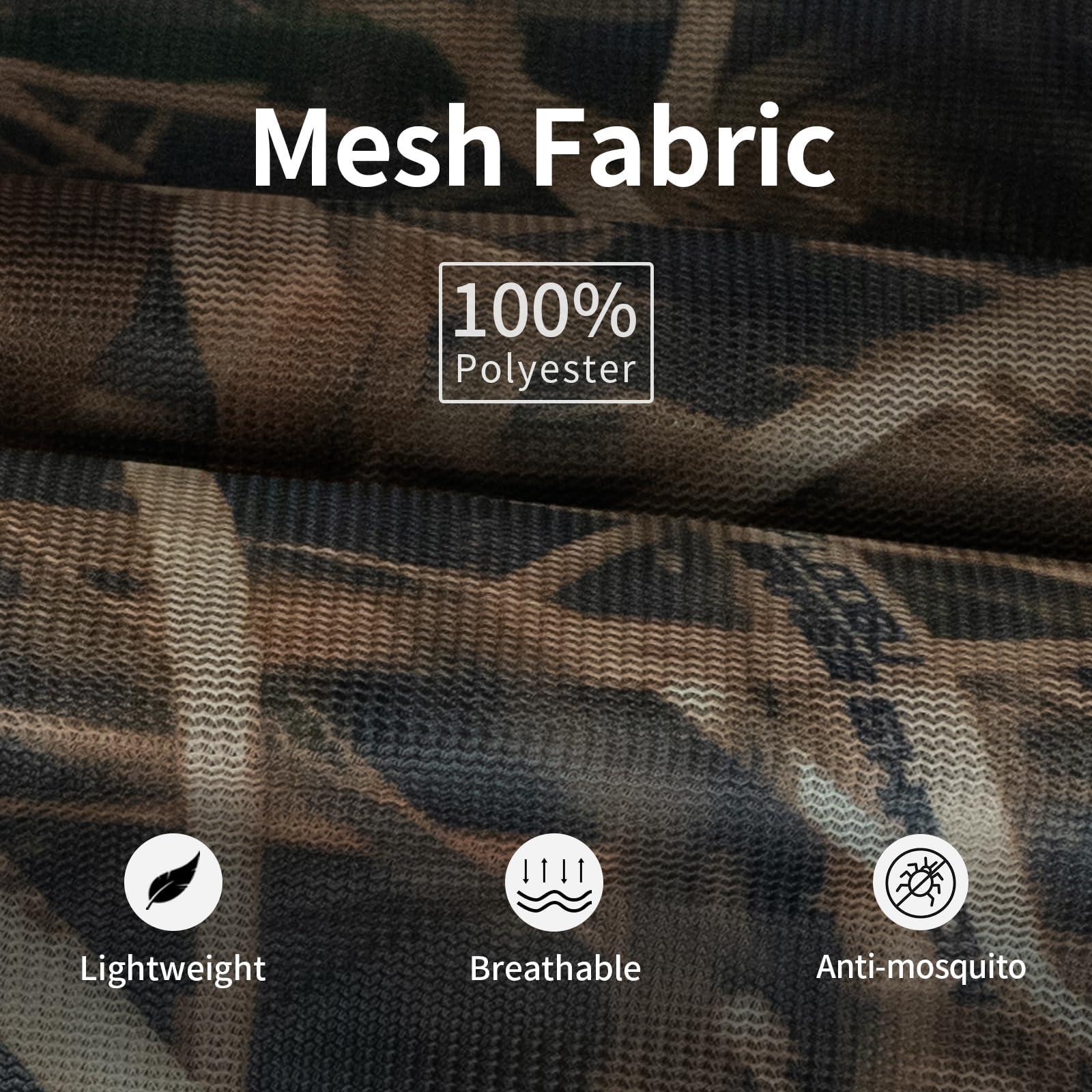 LOOGU LOOGU Mosquito Suits, Net Bug Pants & Jacket Hood Sets - Ultra-fine Mesh - With Fishing, Hiking, Camping and Gardening