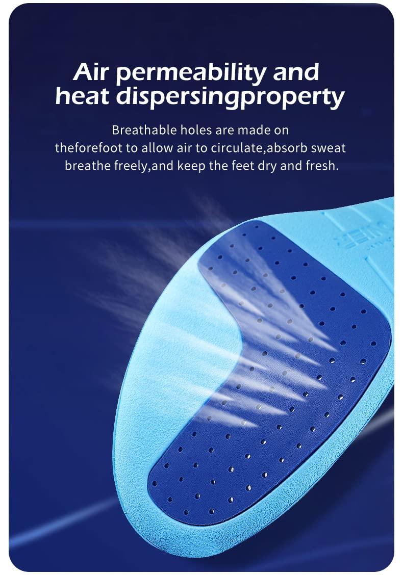 OUPOWER OUPOWER Soccer Cleat Boots Shoes Insoles Inserts Pad Rebounder Poron Foam Anti-Slip Athelete (US7.5-8)