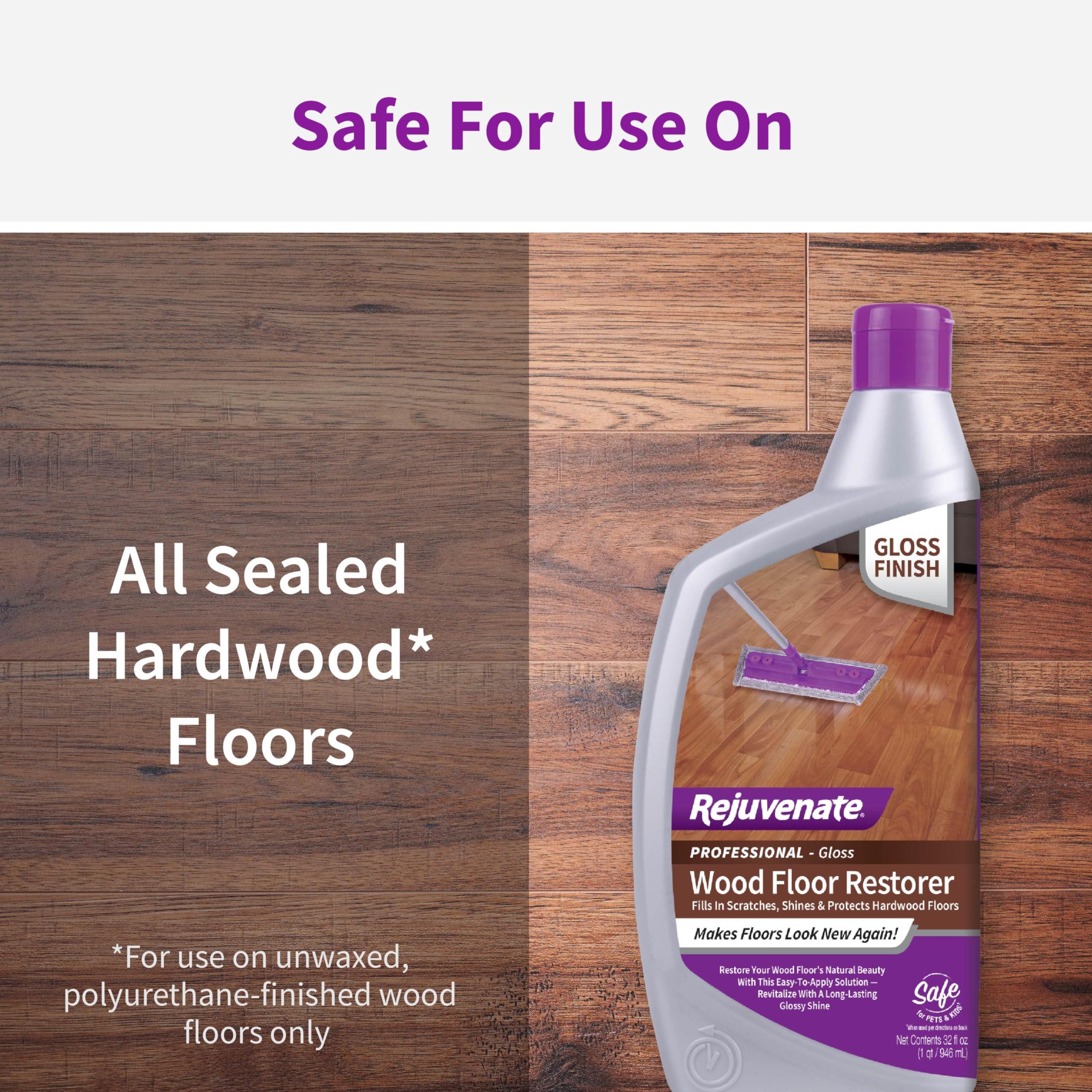 Rejuvenate Rejuvenate 32oz Wood Floor Restorer and Microfiber Restorer Pad