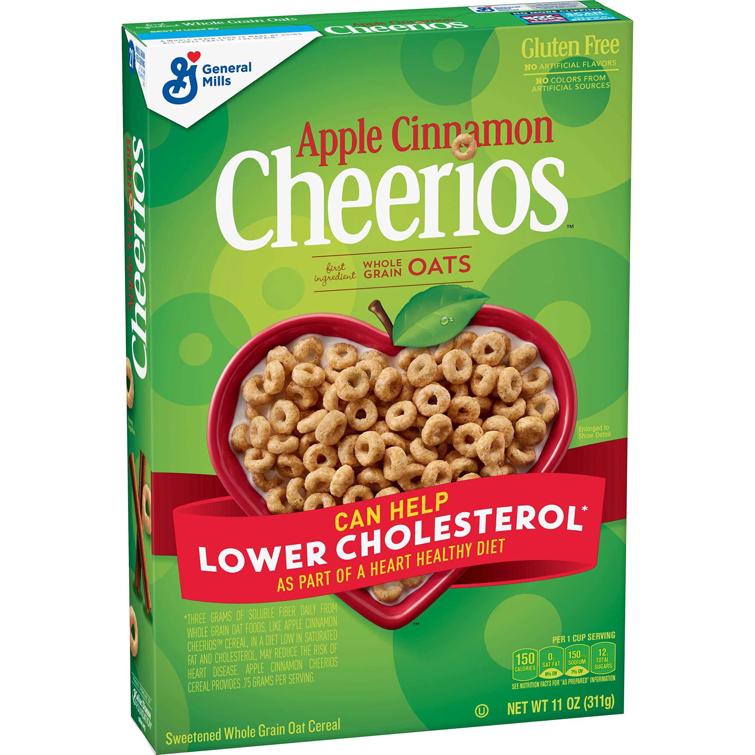 General Mills Apple Cinnamon Cheerios Cereal, Gluten Free , 11 oz