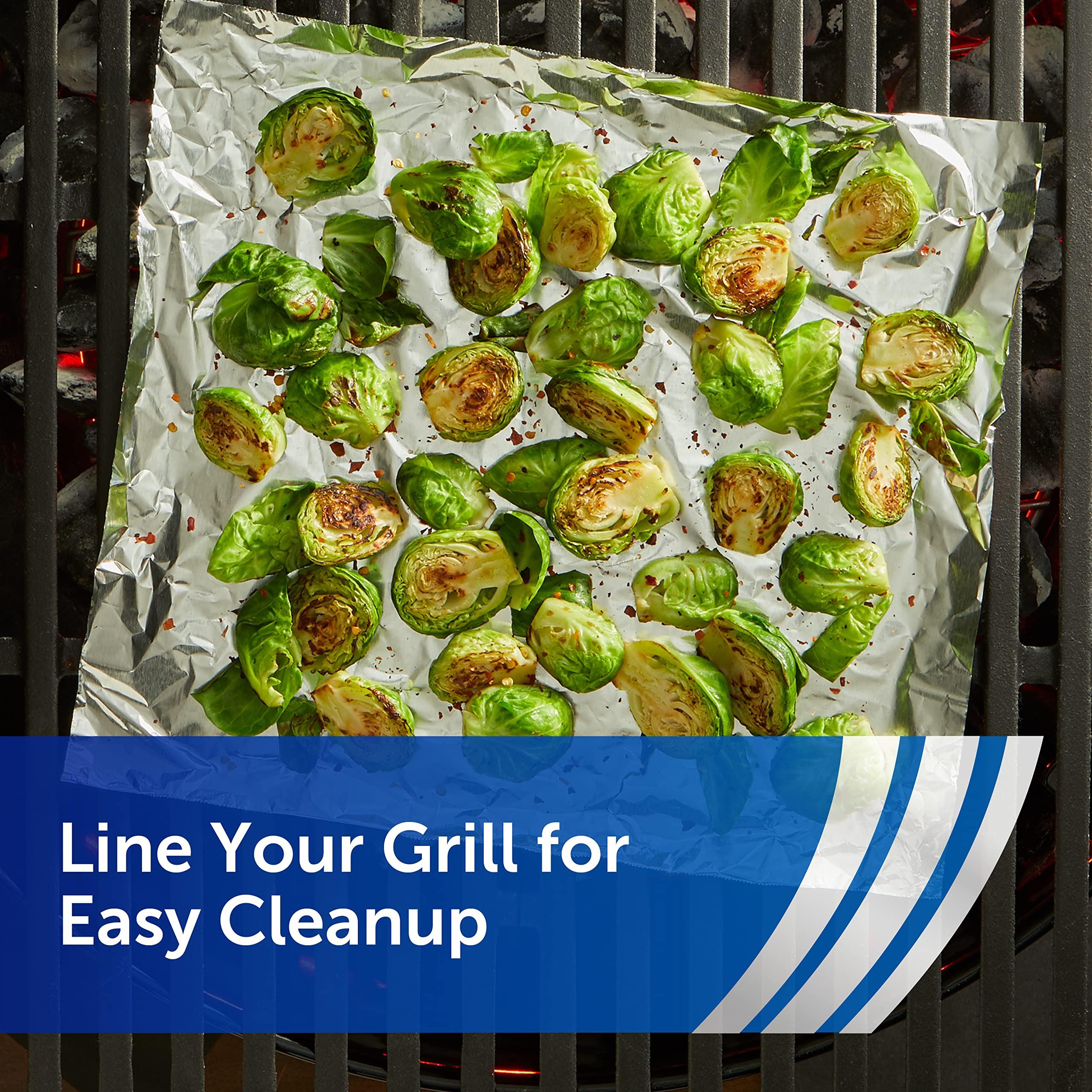 Reynolds Reynolds Wrap Recycled Aluminum Foil Roll, Made from 100% Recycled Materials, With Secure Easy Open and Close Tab, 200 Sq. Ft.