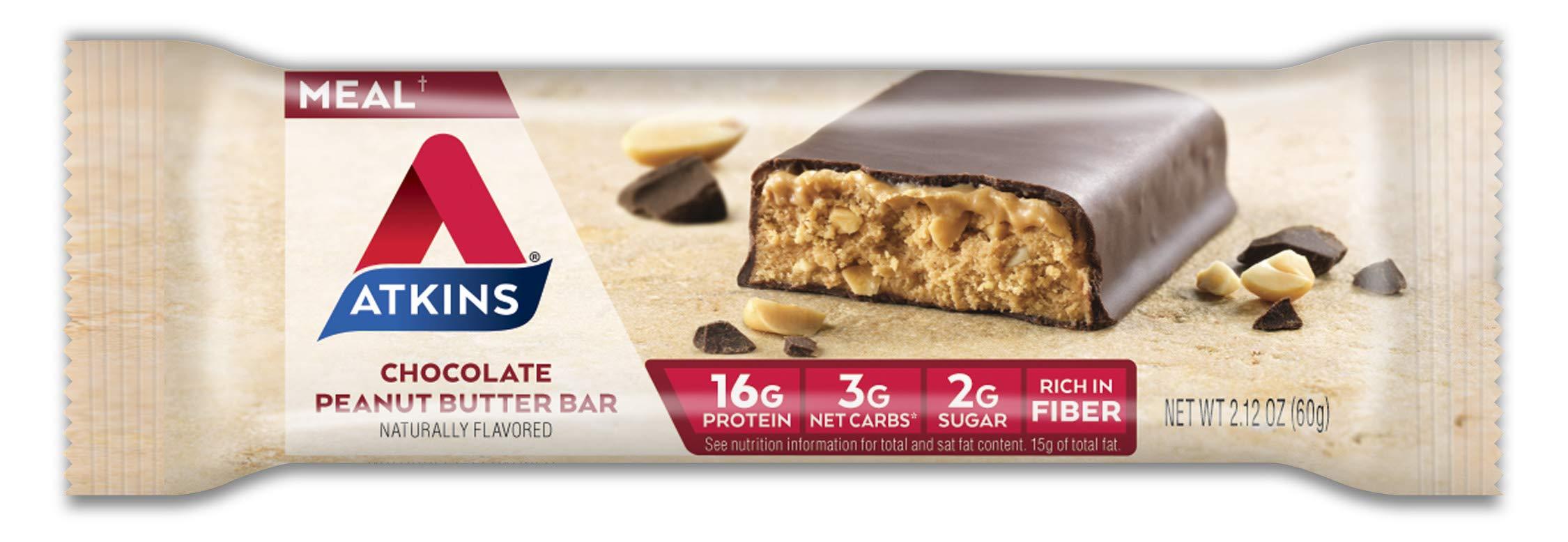 Atkins Atkins Protein Rich Meal Bars, Chocolate Peanut Butter, 8 Count