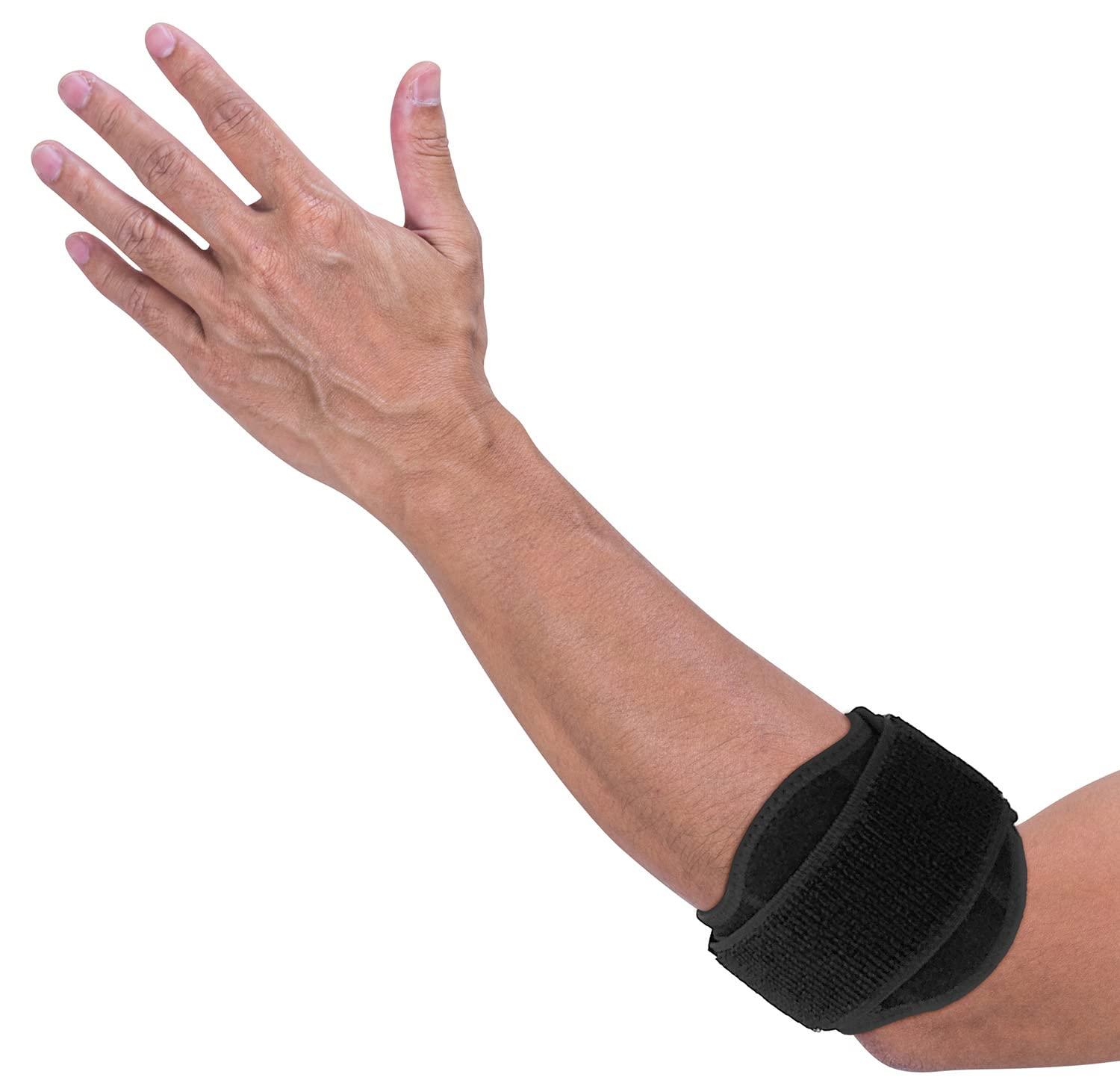 ARMSTRONG AMERICA ARMSTRONG AMERICA Bicep Tendonitis Brace (XL) + Tennis Elbow Strap (Fits Most) Bundle