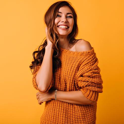 Earth Therapy Earth Therapy, The Original Pure Copper Magnetic Bracelets - Adjustable - For Women - Elegant Jewelry Gift Set of 2 in Velvet Pouch