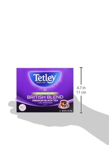 Tetley Tetley British Blend Decaffeinated Black Tea, 40 Tea Bags