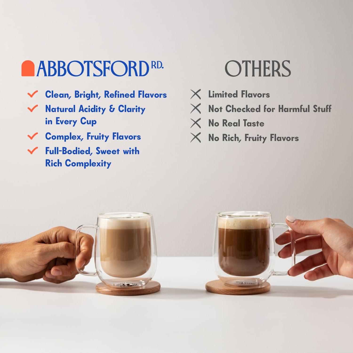 Abbotsford Road Ethiopia Yirgacheffe Coffee Beans, Whole Bean Medium-Light Roast with Stone Fruit, Caramel & Toasted Pie Nuts, Flavored Ethiopian Coffee, Single Origin 35.2 oz (2.2lb) Bag, Perfect for Coffee Enthusiasts