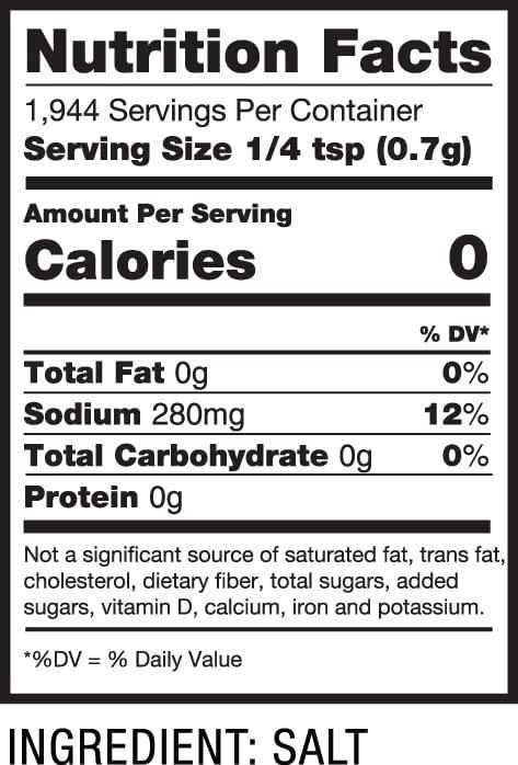 Diamond Crystal Diamond Crystal Kosher Salt – Full Flavor, No Additives and Less Sodium - Pure and Natural Since 1886-3 LB (Full Case of 9 ct)…
