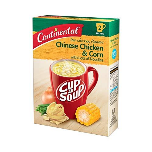 Unilever Continental Chinese Chicken & Corn Lots-a-noodles Soup 2 Serves 66gm