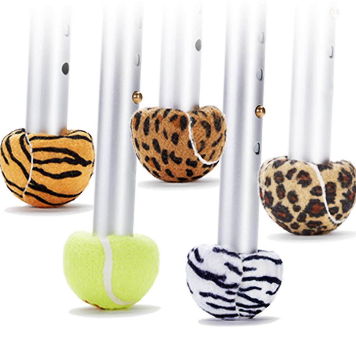 STARTOP STARTOP Deluxe Pre Cut Walker Tennis Ball Glides - Walkers Legs Universal Precut Glide Balls, Accessories Gifts for Elderly Seniors or Medical Rehab (Tiger)